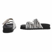 Damen Pantoletten - whitezebra