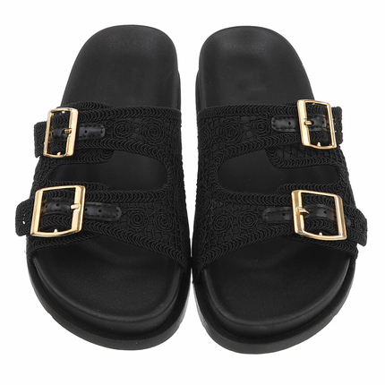 Damen Pantoletten - black