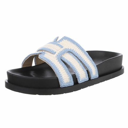 Damen Pantoletten - blue - 12 Paar