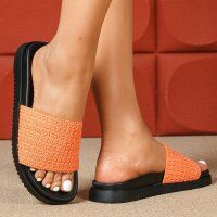 Damen Pantoletten - orange