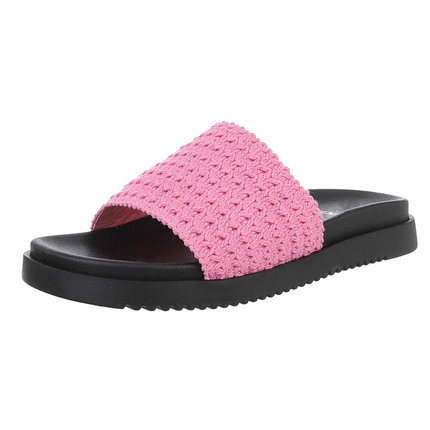 Damen Pantoletten - pink Gr. 37