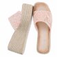 Damen Keilsandaletten - pink