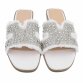 Damen Flache Sandalen - white