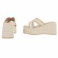 Damen Keilsandaletten - beige