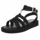 Damen Keilsandaletten - black Gr. 36