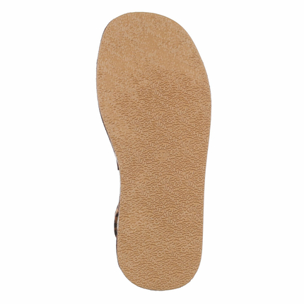 Damen Keilsandaletten - khaki