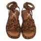 Damen Keilsandaletten - leopard