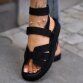 Damen Keilsandaletten - black