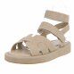 Damen Keilsandaletten - khaki - 12 Paar