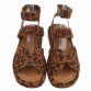 Damen Keilsandaletten - leopard
