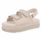 Damen Keilsandaletten - beige Gr. 38