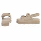 Damen Keilsandaletten - khaki
