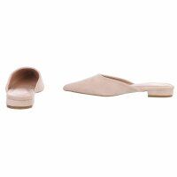 Damen Flache Sandalen - beige