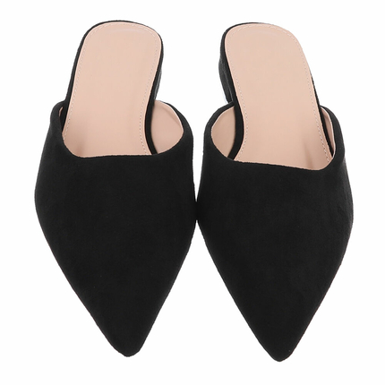 Damen Flache Sandalen - black