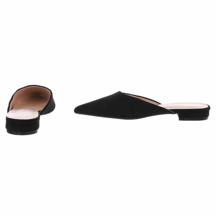 Damen Flache Sandalen - black