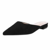 Damen Flache Sandalen - black