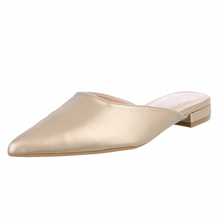 Damen Flache Sandalen - gold - 12 Paar