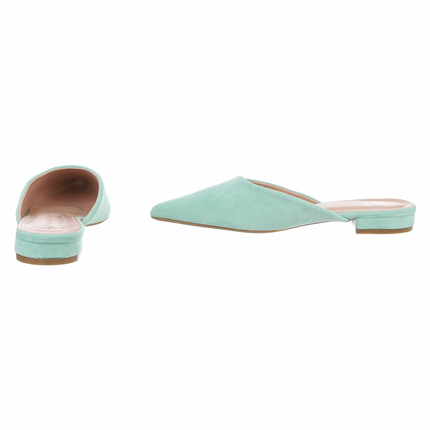 Damen Flache Sandalen - green