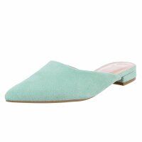 Damen Flache Sandalen - green