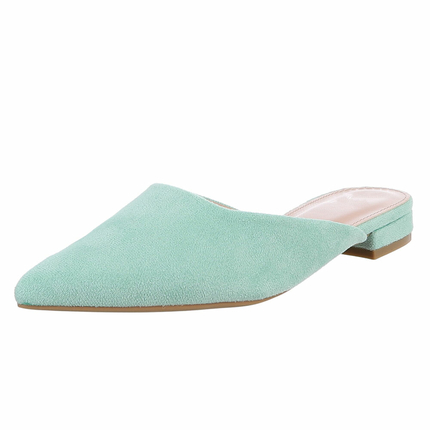 Damen Flache Sandalen - green Gr. 38