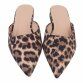 Damen Flache Sandalen - leopard