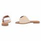 Damen Flache Sandalen - beige