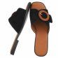 Damen Flache Sandalen - black