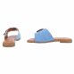 Damen Flache Sandalen - blue
