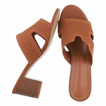 Damen Sandaletten - camel