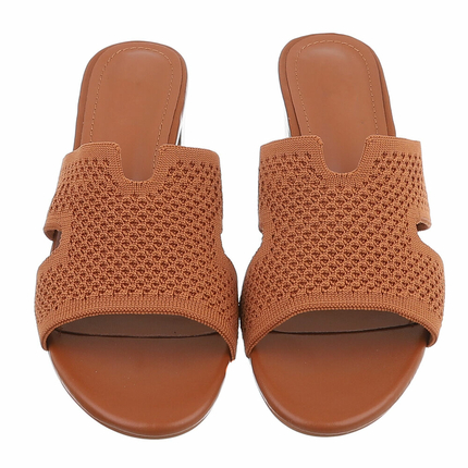 Damen Sandaletten - camel