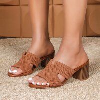 Damen Sandaletten - camel
