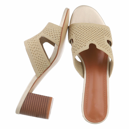 Damen Sandaletten - gold