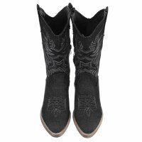 Damen Western- & Bikerboots - blackjeans