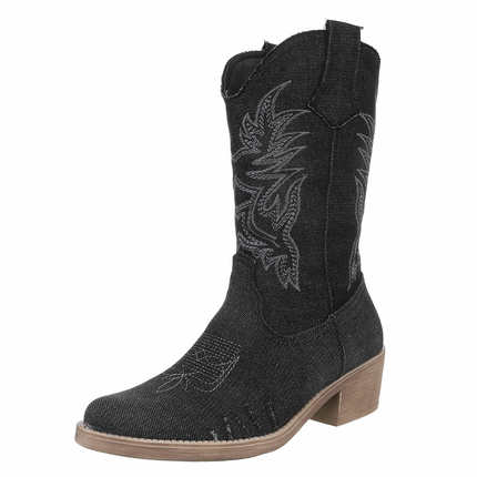 Damen Western- & Bikerboots - blackjeans Gr. 40