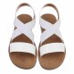 Damen Flache Sandalen - white
