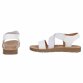 Damen Flache Sandalen - white