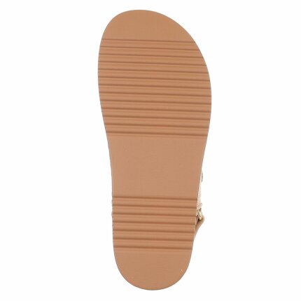 Damen Keilsandaletten - beige