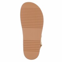Damen Keilsandaletten - beige