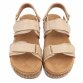 Damen Keilsandaletten - beige