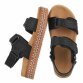 Damen Keilsandaletten - black