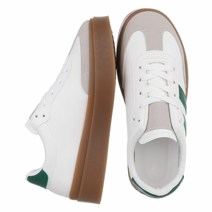 Damen Low-Sneakers - green