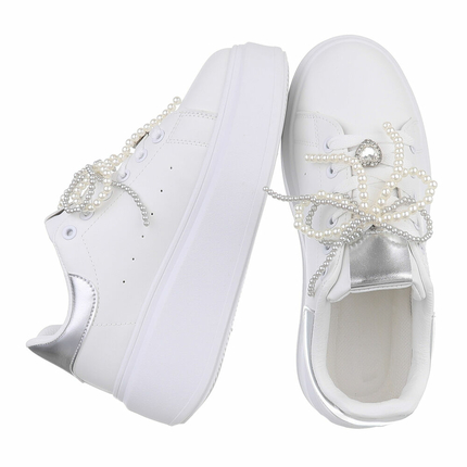 Damen Low-Sneakers - silver