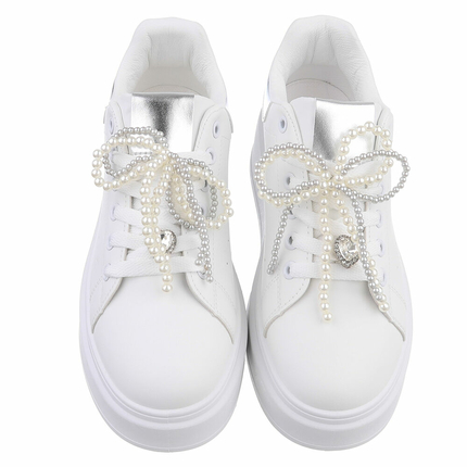 Damen Low-Sneakers - silver