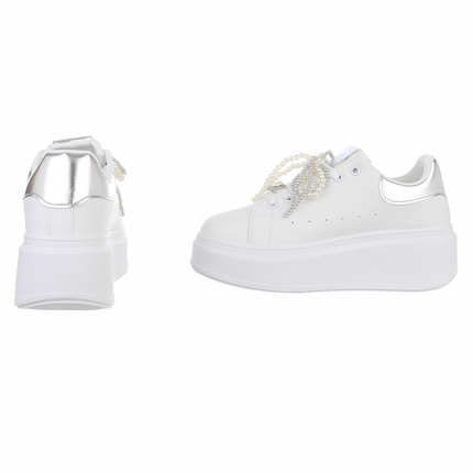Damen Low-Sneakers - silver