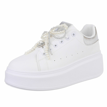 Damen Low-Sneakers - silver