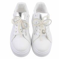 Damen Low-Sneakers - silver