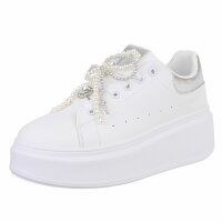 Damen Low-Sneakers - silver