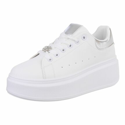 Damen Low-Sneakers - silver Gr. 36