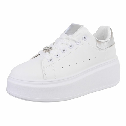 Damen Low-Sneakers - silver Gr. 40