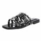 Damen Flache Sandalen - black Gr. 38